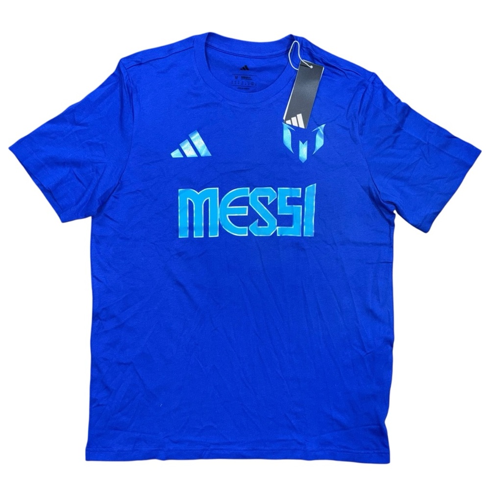 Adidas Lionel Messi Argentina Blue Soccer Jersey T Shirt